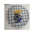 Teddy Bear Ayı Desenli Metal Tepsi - Love
