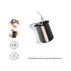 Karaca Hatır Hüp Düet Aromalı, Közde ve Türk Kahve Makinesi 10 Fincan Kapasiteli Bol Köpüklü Krem