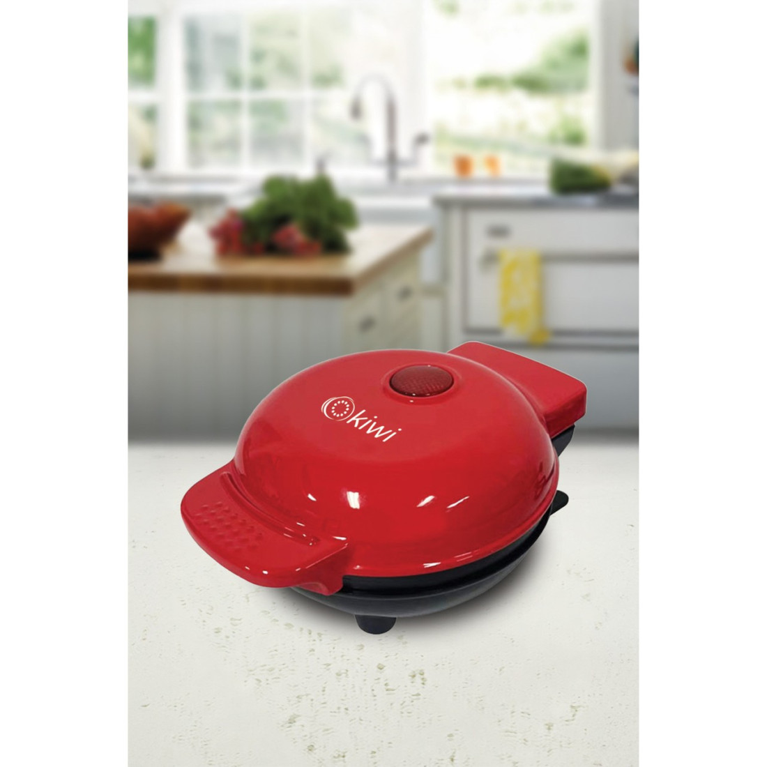 Kiwi KSM-2401W Mini Waffle Makinesi 350W Kalp Yüzey Şekilleri Yapışmaz Plaka Özelliği ile