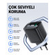 Acefast 45W PD USB-C + USB-A 2 Port Hızlı Şarj Aleti Isı Düşüren GaN Destekli Akım Korumalı Güç Adaptörü iPhone & Android & iPad & MacBook Type-C - A106 (Acefast Türkiye Garantili)