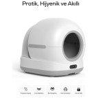 Xenon Smart Akıllı Otomatik Kedi Tuvaleti Uv Sterilizasyonlu 72L Hacim 7l Kapasiteli Mobil Uygulama Kontrollü Cat Cleaner X8624
