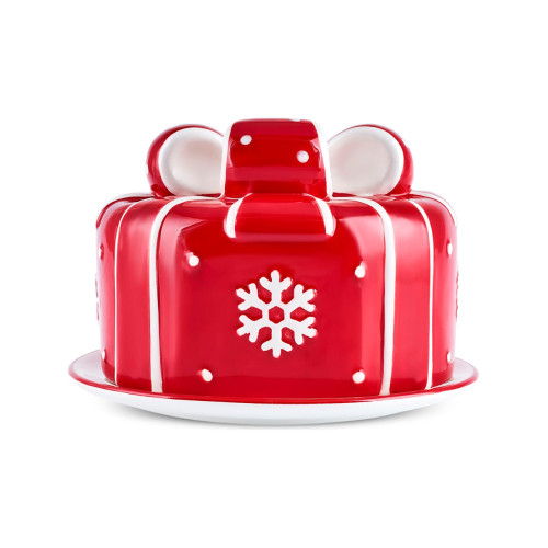 Karaca New Year Yılbaşı Candy Twist Kek Fanusu 22 cm