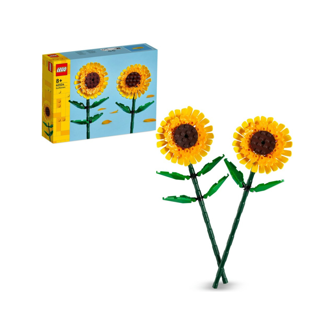 LEGO ® Botanicals Ayçiçeği 40524 - 8+ Yaratıcı Çiçek Model Yapım Seti (191P)