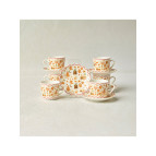 Karaca New Year Yılbaşı Gingerbread 6 Kişilik Kahve Fincan Takımı 80 ml