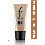 Flormar Hafif Yapılı & Yarı Parlak Bitişli SPF20 Nemlendirici BB Krem (003 Light) 8690604535408