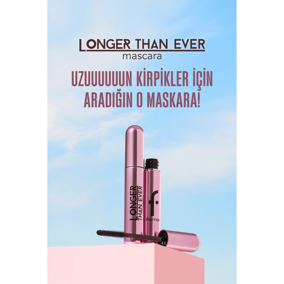 Flormar Longer Than Ever Uzun Görünüm Veren Maskara (001) 8682536067119