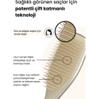 Tangle Teezer Ultimate Detangler Tarak Dolaşık Açıcı Islak & Kuru Düz ve Kıvırcık Saçlar için Bej Renk