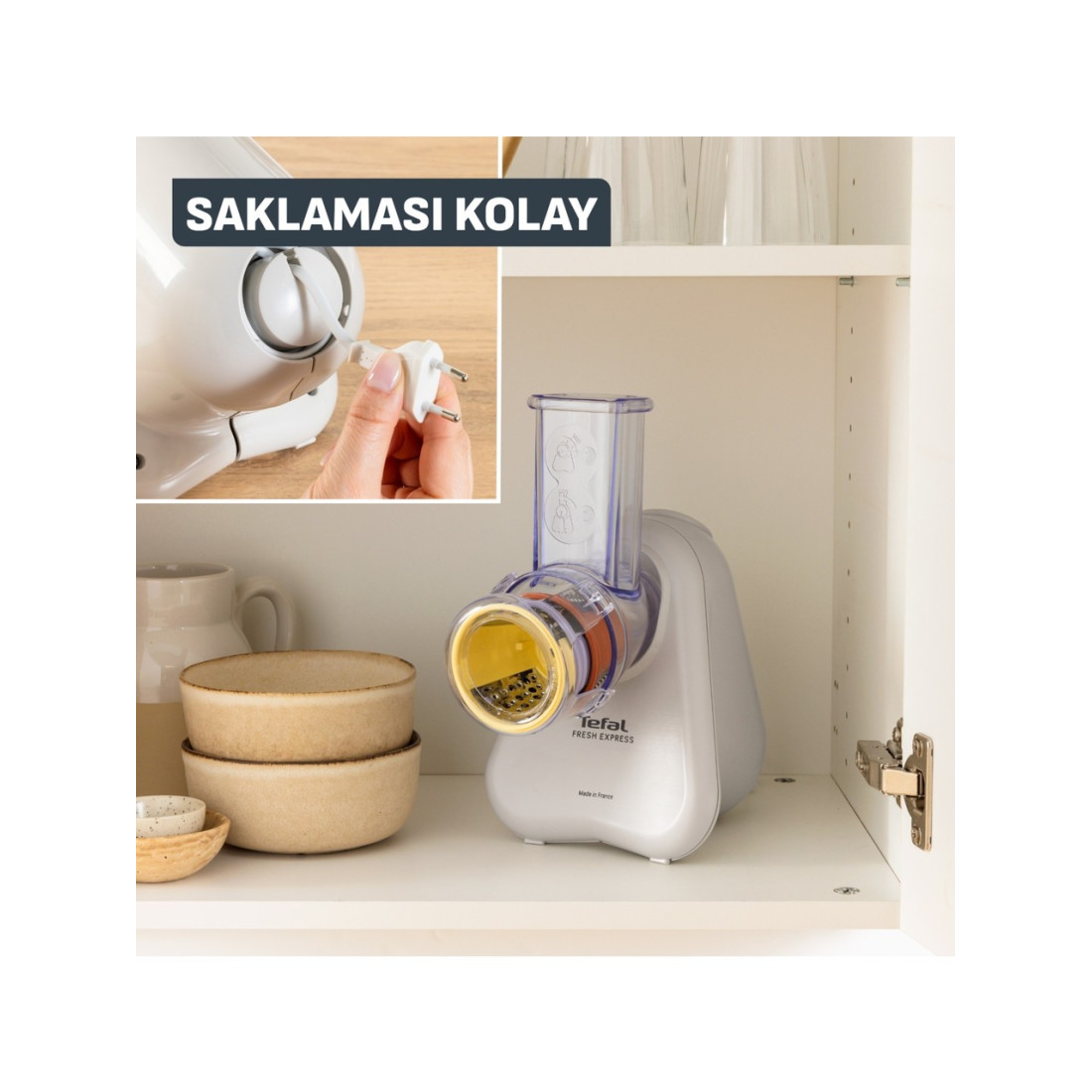 Tefal Fresh Express 150 Watt 3 Fonksiyonlu Doğrayıcı Rondo