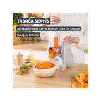 Tefal Fresh Express 150 Watt 3 Fonksiyonlu Doğrayıcı Rondo