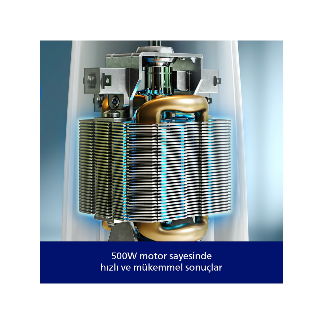 Philips HR1502/00 4 Bıçaklı Doğrayıcı 3000 Serisi Siyah Plastik Hazneli 500 W Güç ve PowerChop Teknolojisi