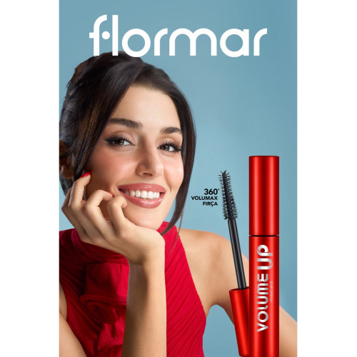 Flormar Volume Up Mascara Yoğun Hacim ve Lifting Etkili Kat Kat Uygulanabilir Maskara (000 Black) 8682536100724