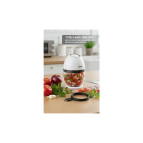 Sinbo SHB-7503 Paslanmaz Çelik Bıçaklı Şarjlı Kablosuz Rondo 450 ml Beyaz Plastik Hazneli