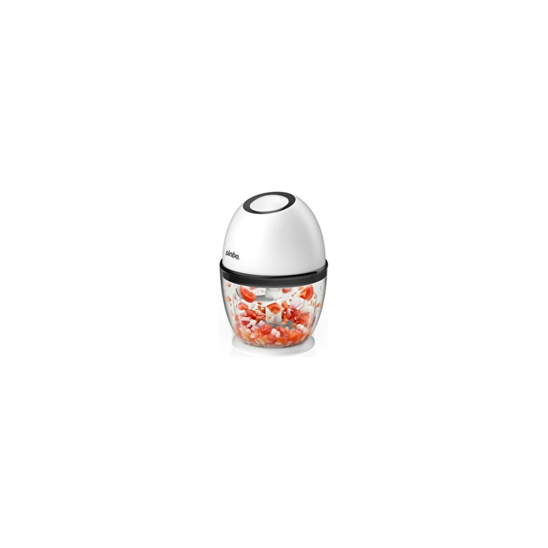Sinbo SHB-7503 Paslanmaz Çelik Bıçaklı Şarjlı Kablosuz Rondo 450 ml Beyaz Plastik Hazneli