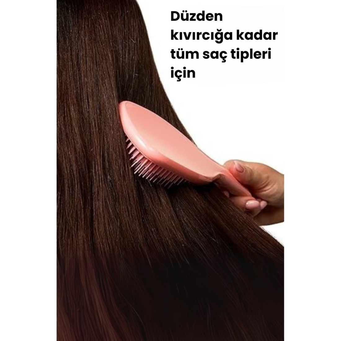Tangle Teezer The Ultimate Detangler Large Peach Eletriklenme Önleyici Saç Fırçası-Tarak (Düz ve Kıvırcık Saçlar)