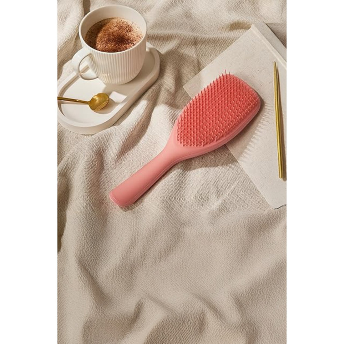Tangle Teezer The Ultimate Detangler Large Peach Eletriklenme Önleyici Saç Fırçası-Tarak (Düz ve Kıvırcık Saçlar)