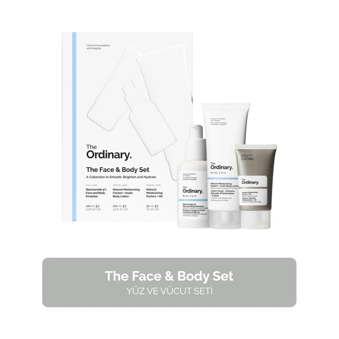 The Ordinary The Face & Body Set - Yüz ve Vücut Seti