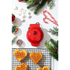 Kiwi KSM-2401W Mini Waffle Makinesi 350W Kalp Yüzey Şekilleri Yapışmaz Plaka Özelliği ile