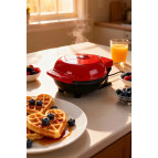 Kiwi KSM-2401W Mini Waffle Makinesi 350W Kalp Yüzey Şekilleri Yapışmaz Plaka Özelliği ile