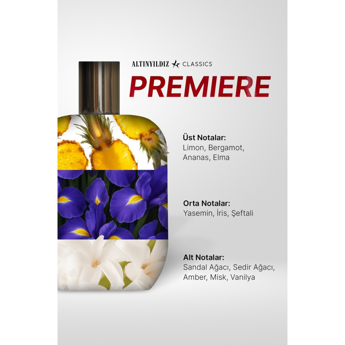Altınyıldız Classics Erkek Premiere EDP Parfüm-Deodorant-Duş Jeli Ahşap Kutulu Set (100 ML150 ML 400 ML)