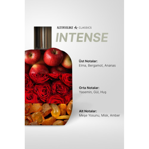 Altınyıldız Classics Erkek AC Intense EDP Özel Seri Uzun Süre Kalıcı Koku Parfüm 100 Ml