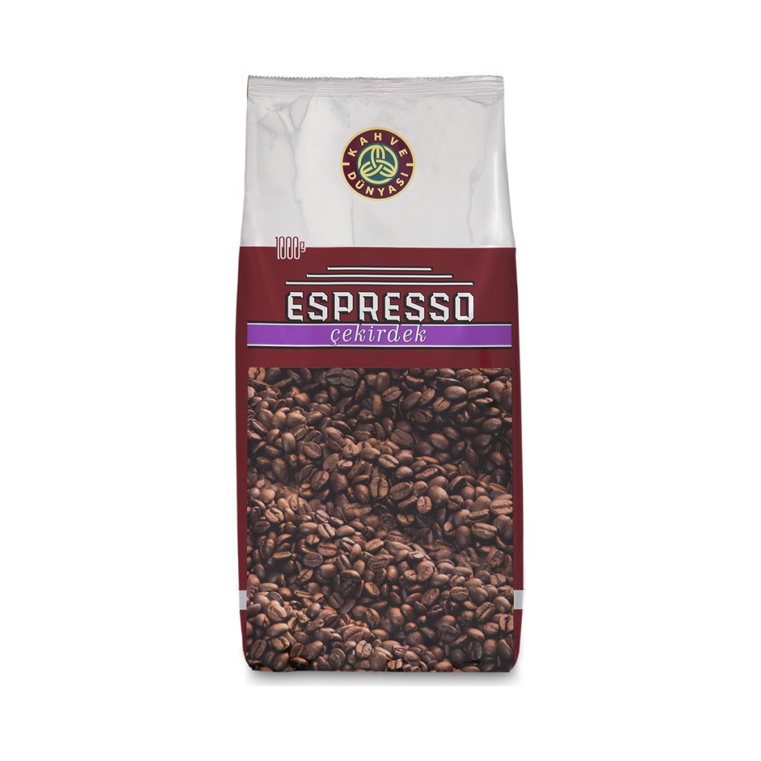 Kahve Dünyası 1000gr Çekirdek Espresso Kahve Menşei Türkiye Lezzetli ve Kafeinli