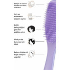 Tangle Teezer The Ultimate Detangler Wet Naturally Curly Eletriklenme Önleyici Saç Fırçası-Tarak (Dalgalı Saçlar)