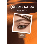 Flormar Extreme Tattoo Mat & Işıltılı Asansörlü Kalemtıraşlı Jel Göz Kalemi & Far Stick - 005 Bronze