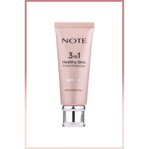Note Cosmetics 3 in 1 Healthy Skin Tinted Moisturizer SPF 50 Renk Ton Eşitleyici Krem - 10 Medium
