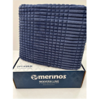 Merinos Modern Line 2 Parça Tek Kişilik Battaniye Seti - Lacivert