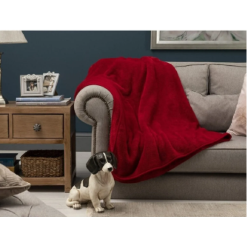 Mulberry Kırmızı Wellsoft Tv Battaniye 100x170 Cm
