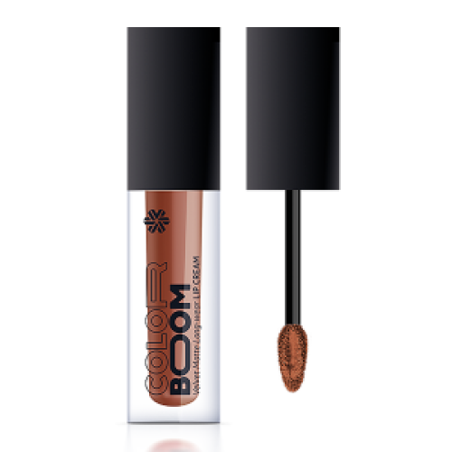 Velvet Matte Long-wear Lipcream (040 Peach) - Color Boom - Likit Ruj