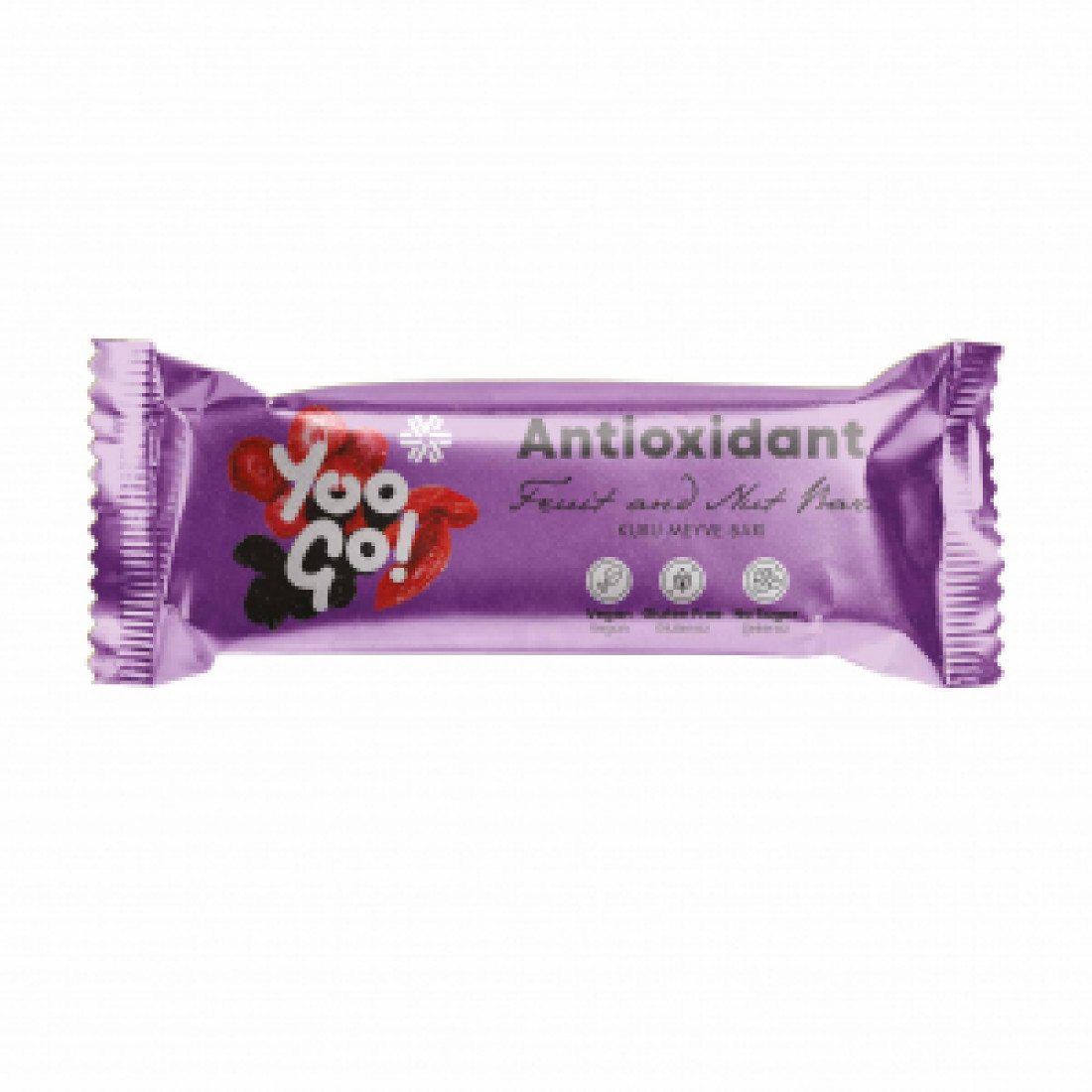 Yoo Go. Kuru Meyve Barı Antioksidant (Antioksidant) 35 g