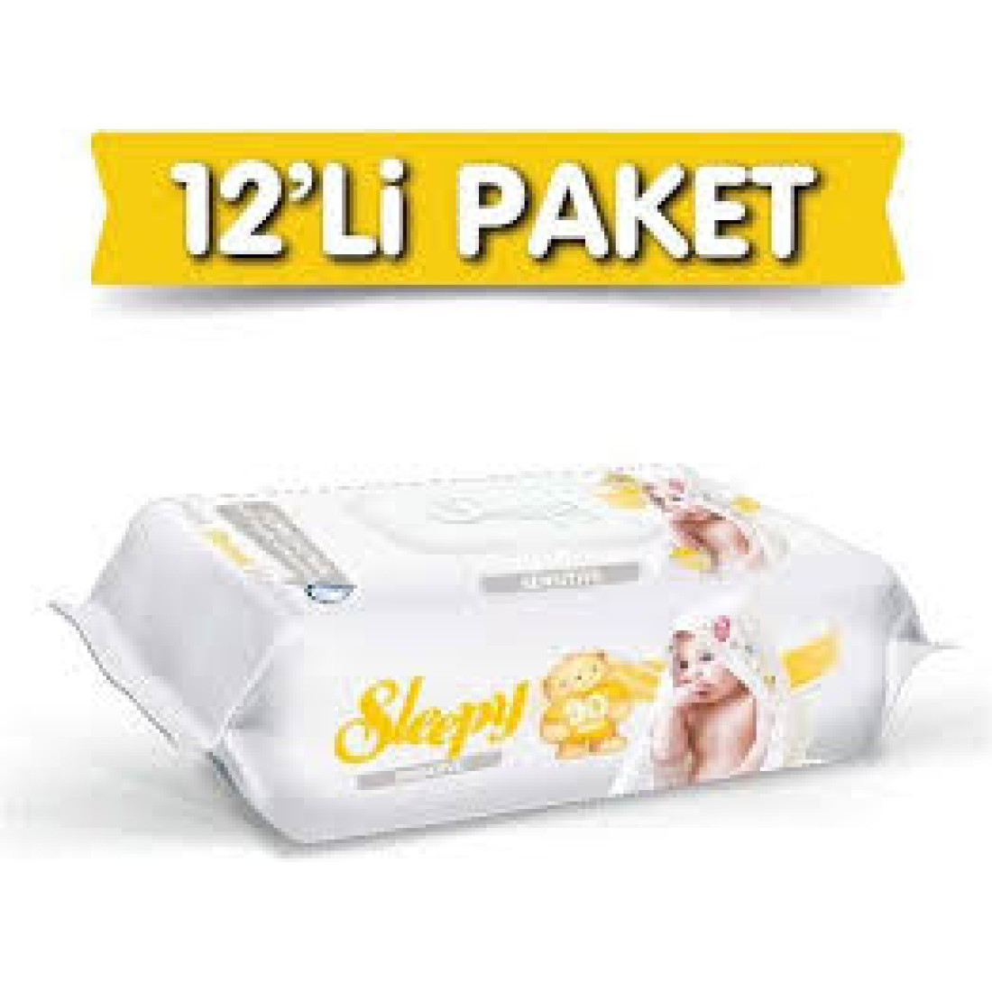 Sleepy Sensitive Islak Mendil 90 Lı 12 Paket (Toplam 1080 Yaprak)