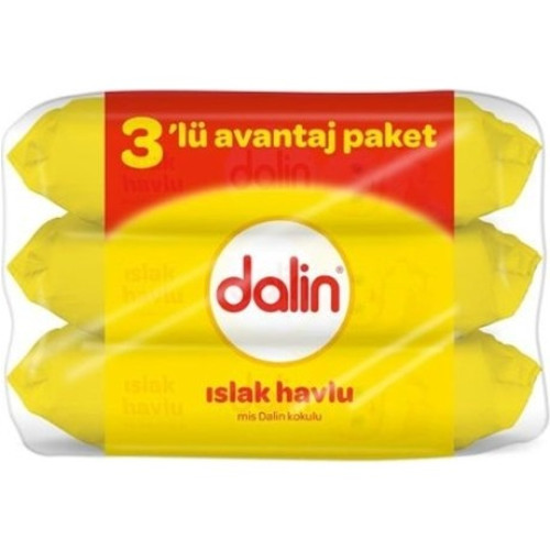 Dalin 3'Lü Avantaj Paketi Islak Mendil (3 X 56) 168 Yaprak