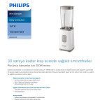 Phi̇li̇ps Hr2602 Mi̇ni̇ Blender Dai̇ly Collecti̇on
