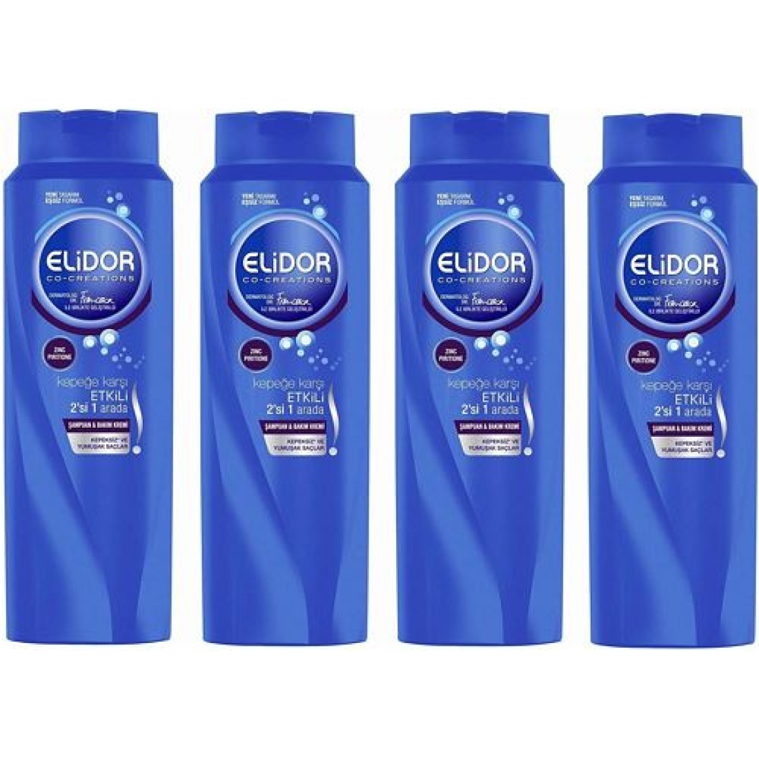 Elidor Kepeğe Karşı Etkili Şampuan 500 Ml X 4 Lü Set