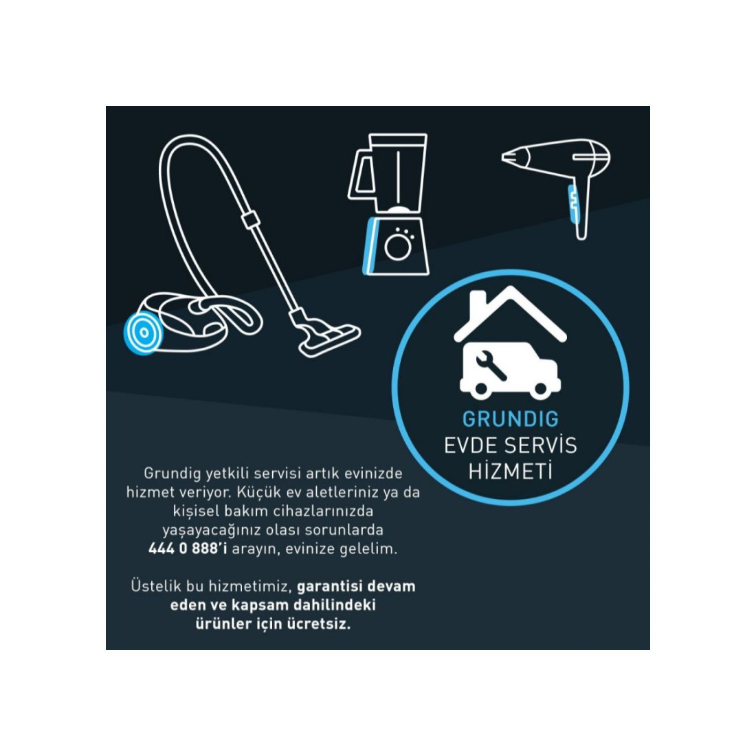 Grundig Hbs 1010 700W 3'Ü 1 Arada El Blender Seti