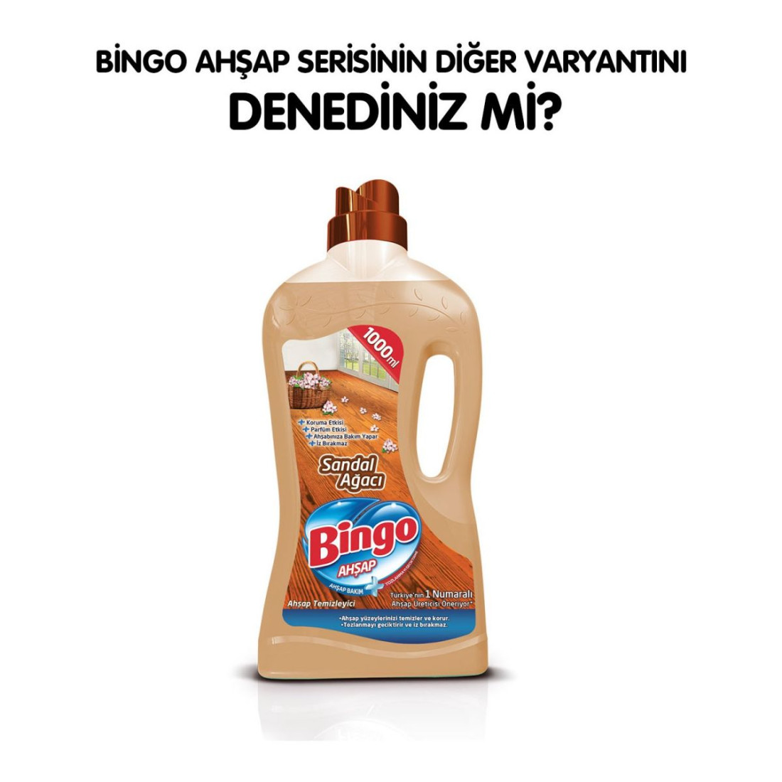 Bingo Ahşap Temizleyici Mutlu Yuvam 1000 Ml