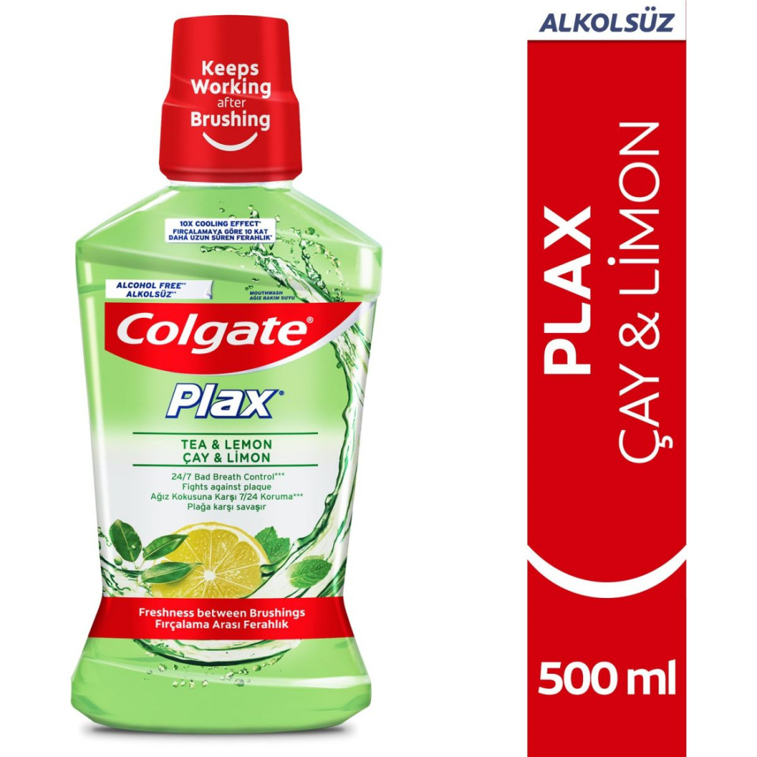 Colgate Plax Çay & Limon Ağız Bakım Suyu 500 Ml