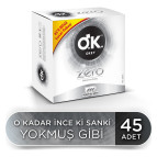 Okey Zero 45'Li Prezervatif Avantaj Paketi