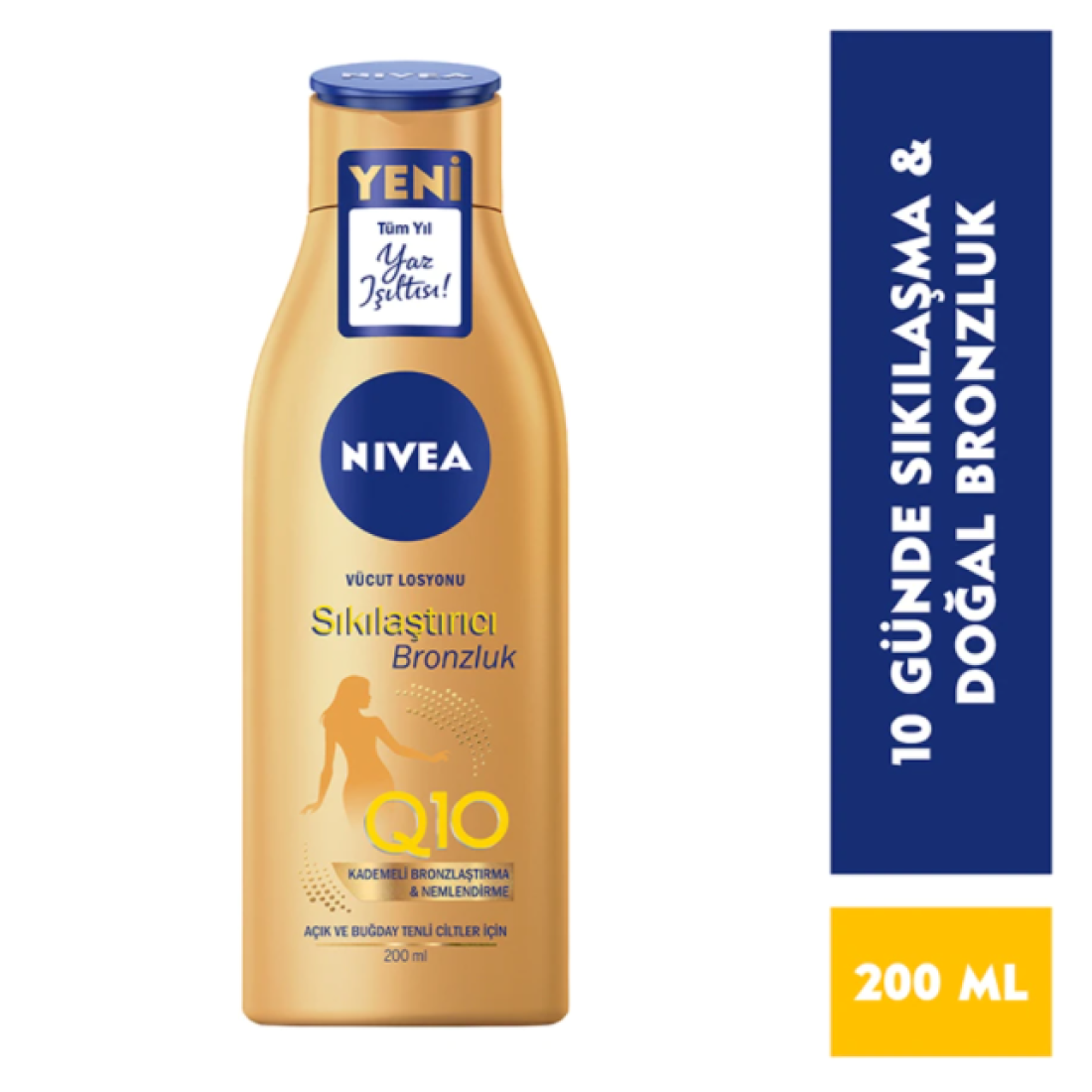 Nivea Body Q10 Sıkılaştırıcı&Bronzlaştırıcı Losyon 200 Ml