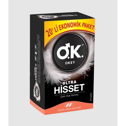 Okey Ultra Hisset 20'Li Prezervatif