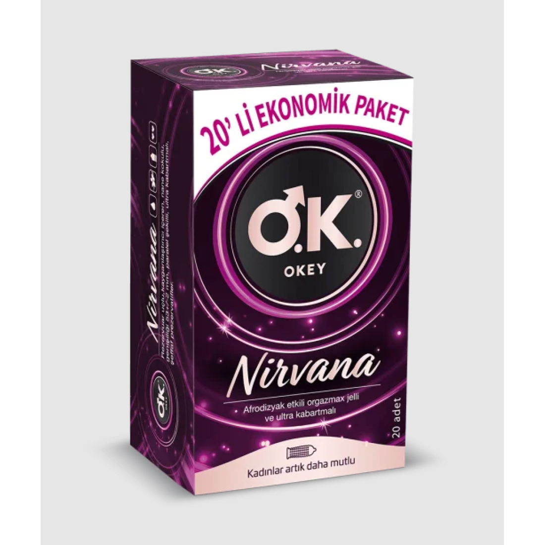 Okey Nirvana 20'Li Prezervatif