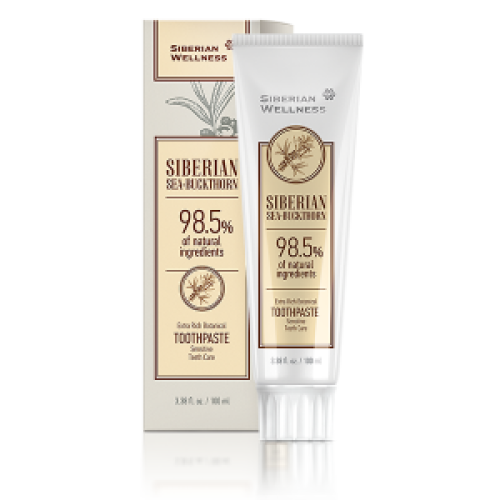 Siberian Wellness Sea-Buckthorn Extra Rich Botanical Toothpaste Sensitive Teeth Care