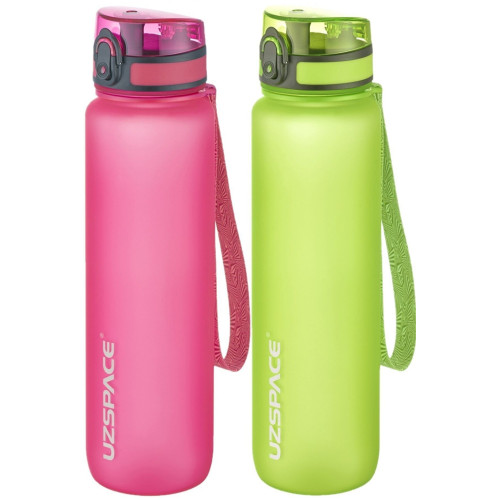 Uzspace 2Li Set 1000Ml 1Litre Tritan Su Matarası