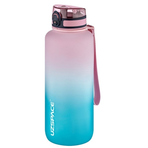 Uzspace Motivasyon Matarasi 1500 Ml Mega Büyük Boy Çift Renk