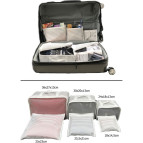 6'Lı Valiz Düzenleyici Set- Çizgili