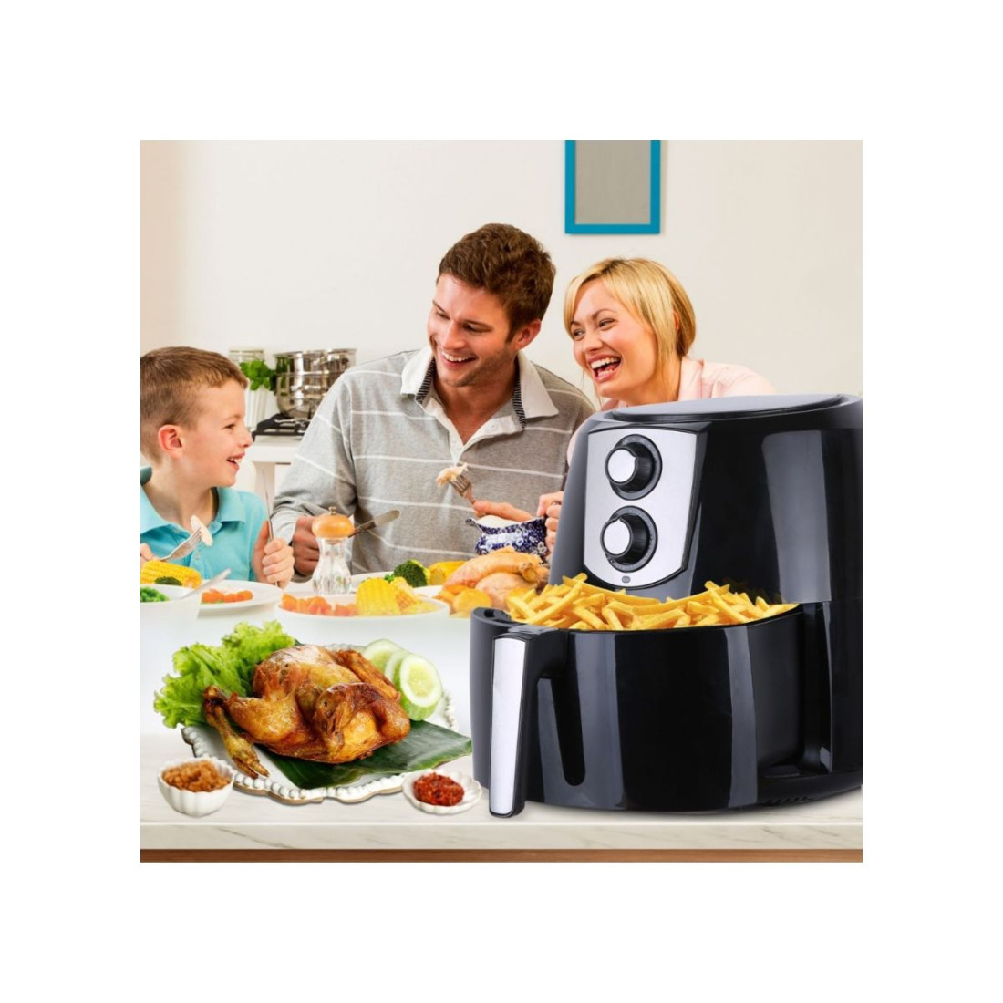 Kumtel Fastfryer Xl ( Yağsız Fritöz Airfryer ) Haf-01