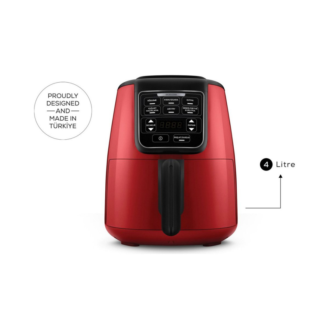 Karaca Air Pro Cook Köz Xl Airfryer Ruby 153.03.08.4470