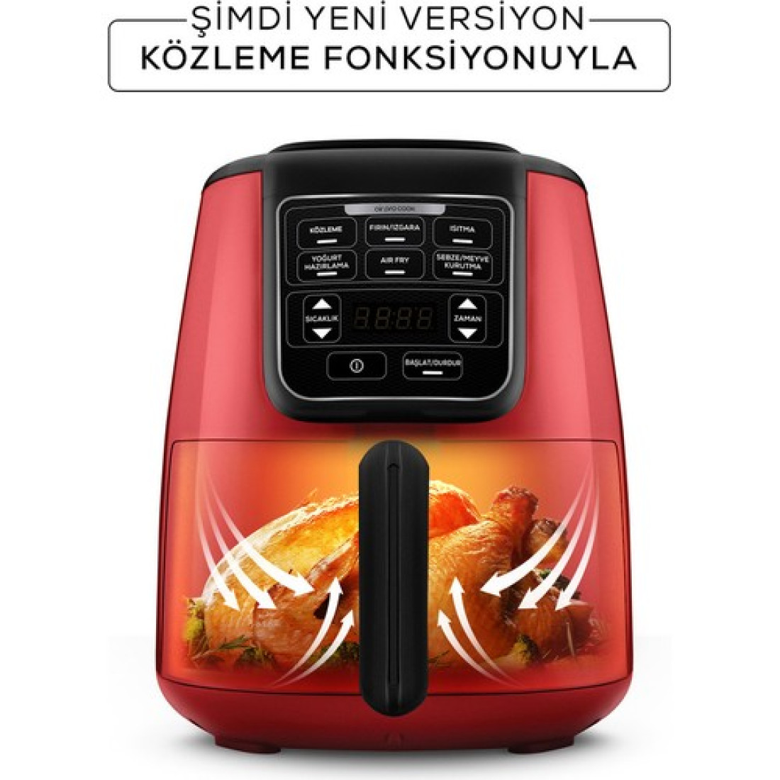 Karaca Air Pro Cook Köz Xl Airfryer Ruby 153.03.08.4470